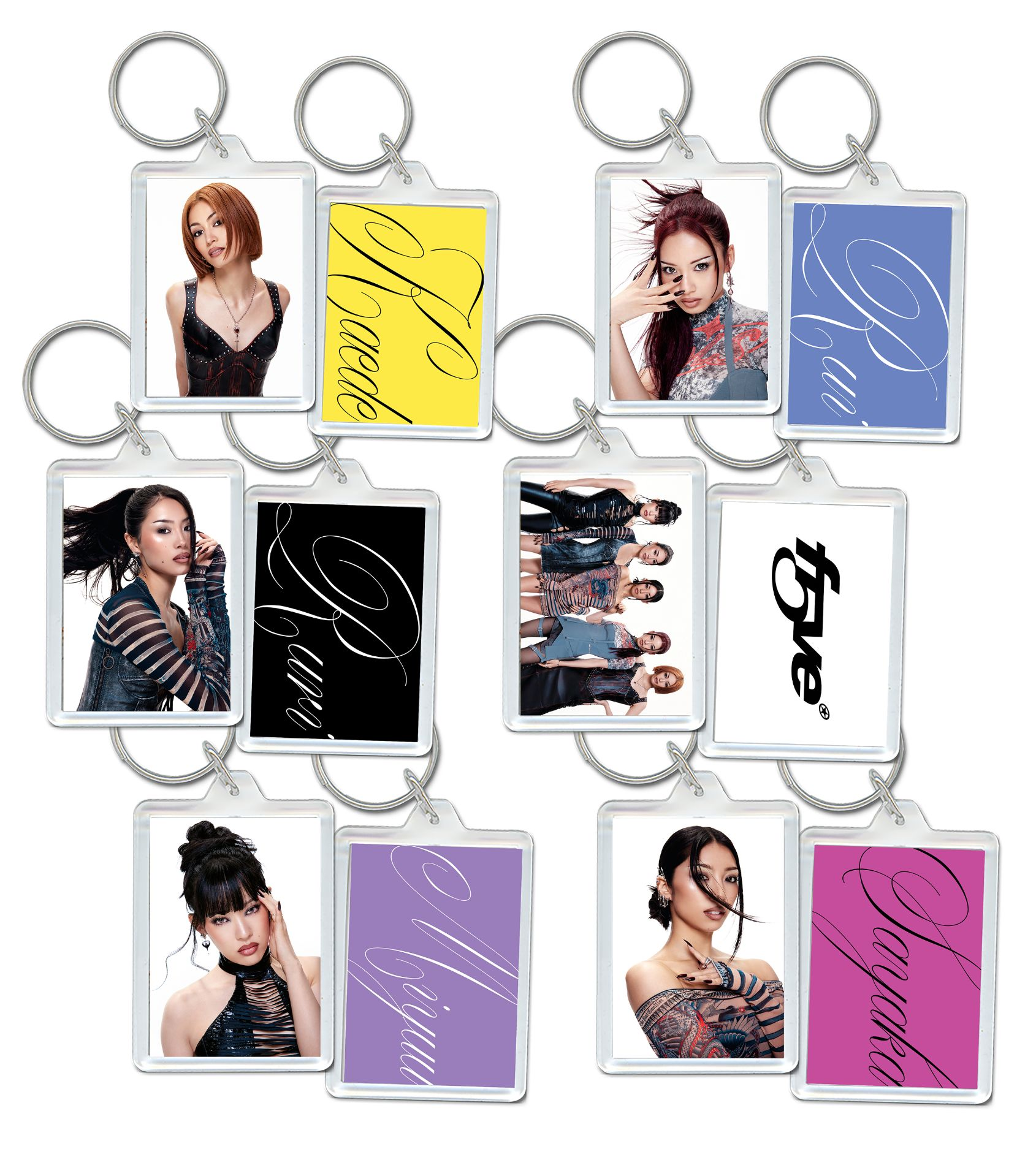 sequence 01 member keychain